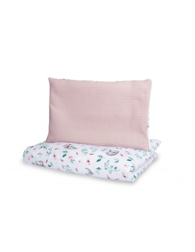 Set lenjerie de pat 100% bumbac VAFA 2 fete si cu 2 piese