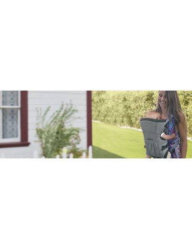 Marsupiu bidirectional Asalvo BABY CARRIER Grey Melange,17277