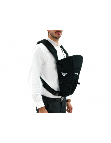 Marsupiu bidirectional Asalvo BABY CARRIER Black,17284