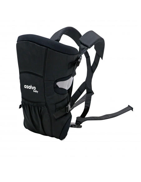 Marsupiu bidirectional Asalvo BABY CARRIER Black 2020,18151