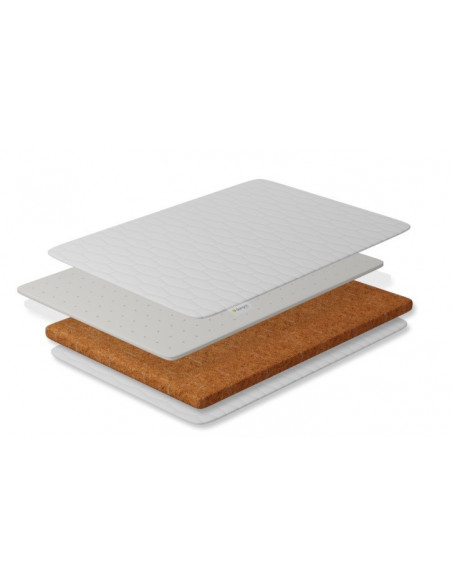 Saltea pentru copii, Cocos Latex cu husa detasabila Bumbac