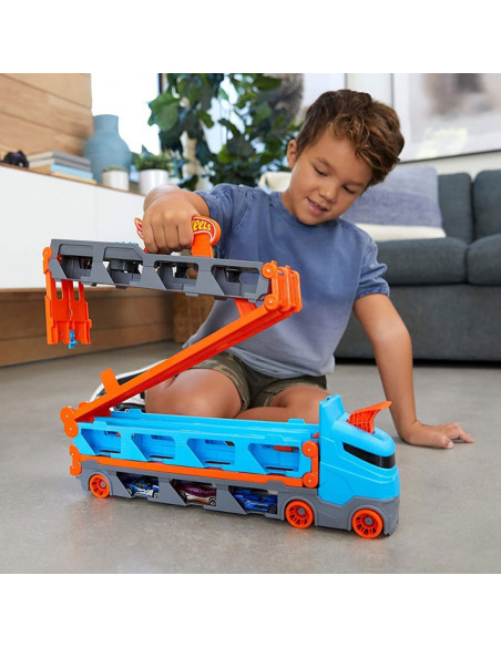 Camion si pista de masinute Hot Wheels by Mattel Speedway