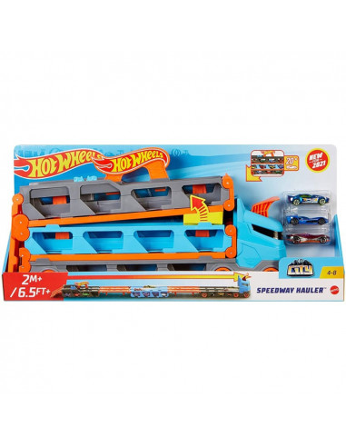Camion si pista de masinute Hot Wheels by Mattel Speedway
