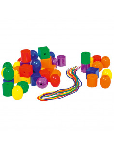 Margele de insirat mari, Vinco, set de 48, multicolor,Vin900331 2