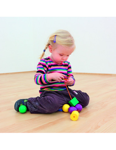 Margele de insirat mari, Vinco, set de 48, multicolor,Vin900331