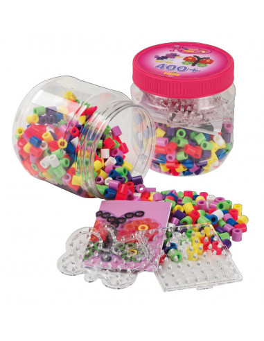 Margele de calcat HAMA MAXI 400 buc si 2 plansete MAXI