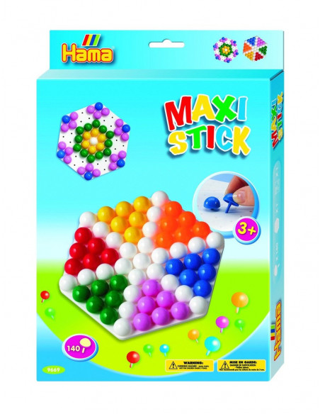 Planseta HEXAGON cu 140 tepuse ciuperci MAXI STICK in cutie de