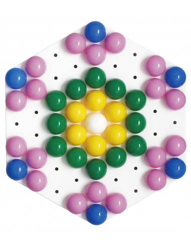 Planseta HEXAGON cu 140 tepuse ciuperci MAXI STICK in cutie de