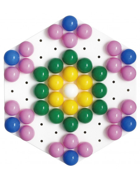 Planseta HEXAGON cu 140 tepuse ciuperci MAXI STICK in cutie de