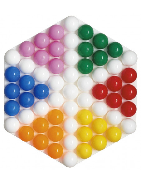 Planseta HEXAGON cu 140 tepuse ciuperci MAXI STICK in cutie de