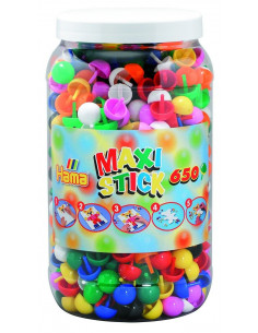 Tepuse ciuperci Hama Maxi Sticks, 650 buc in cutie plastic
