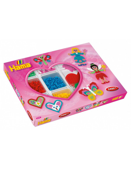 INIMA - 2400 margele HAMA MIDI in cutie,Ha3718