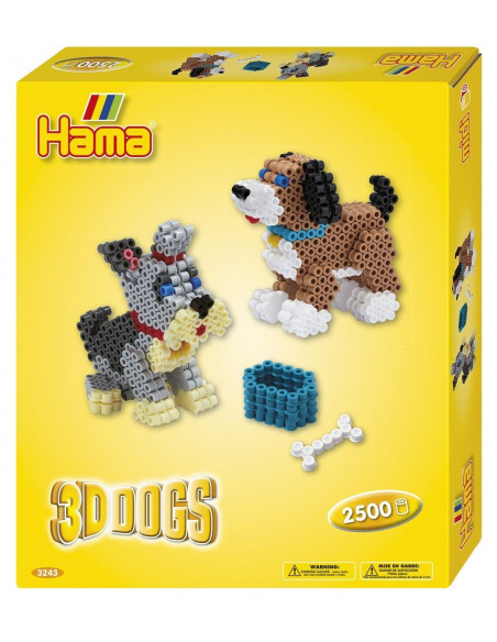 3D CATEL - 2500 margele HAMA MIDI in cutie,Ha3243