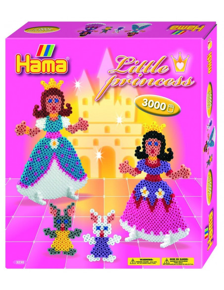 PRINTESELE - 2500 margele HAMA MIDI in cutie,Ha3230