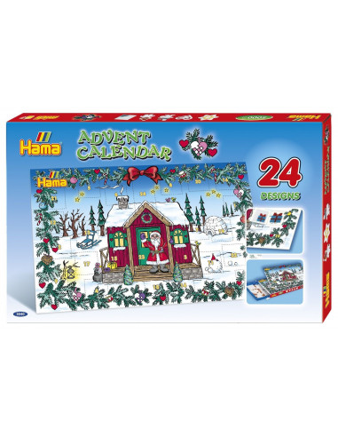 Margele de calcat HAMA MIDI Calendar Advent 5000 in cutie + 5
