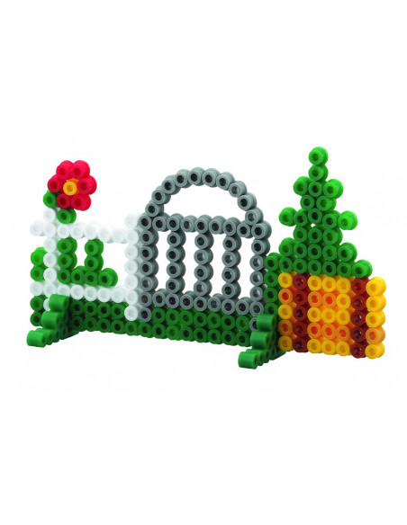 Ferma cu ponei - 4000 margele HAMA MIDI in cutie,Ha3136
