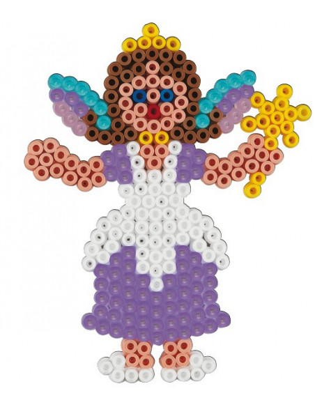 Cadou gigant Hama, 6000 margele midi in cutie, LUMEA