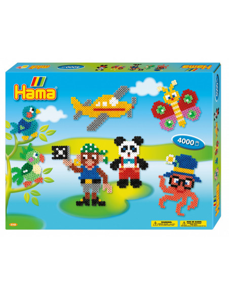 Margele de calcat HAMA MIDI INSULA - 4000 margele in