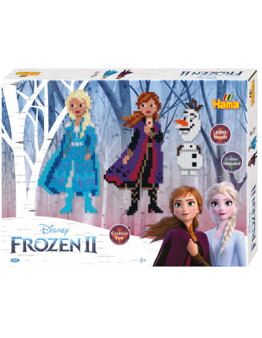Margele de calcat Hama Midi, FROZEN 2, 4000 buc margele cu 2
