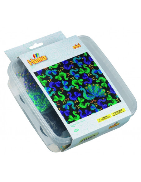 PASARI - 10500 margele HAMA MINI in cutie de plastic,Ha5401