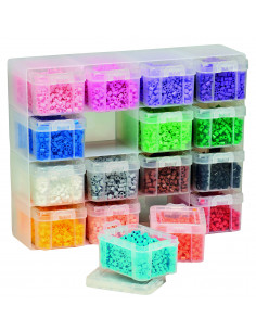 Raft cu 16 sertare pentru margele Hama,Ha6760 2