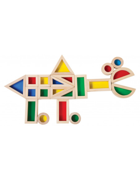 Set de 24 buc cuburi de constructii CURCUBEU,CD73275