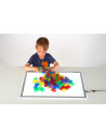Cuburi de constructii transparente, set de 90 piese, multicolor Cuburi de constructii transparente, set de 90 piese, multicolor