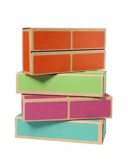 Caramizi din carton CWR, set de 20 bucati, multicolor,CC20