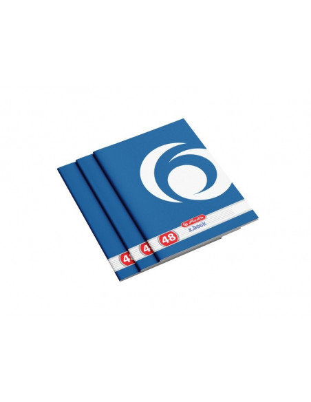 9480830-10,Set 10 caiete Herlitz A4, 48 file, Dictando, Motiv Rainbow