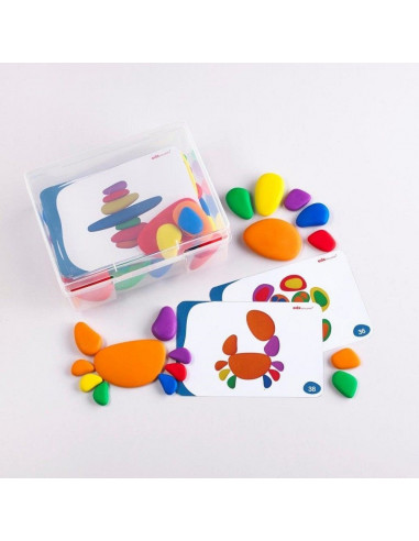 Pietre CURCUBEU, set de 36, multicolor,CD54047