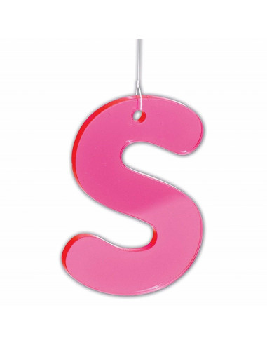 Set de 26 litere mici colorate transparente de inaltime 70 mm