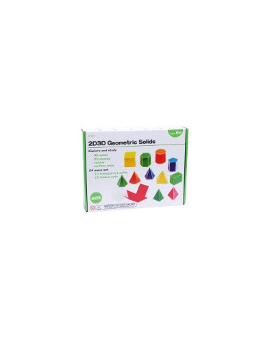 Set de 12 forme geometrice 2D 3D,CD53983