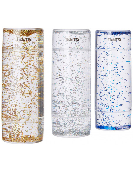 Tuburi senzoriale VIJELIE cu sclipici set de 3 bucati,CD92104