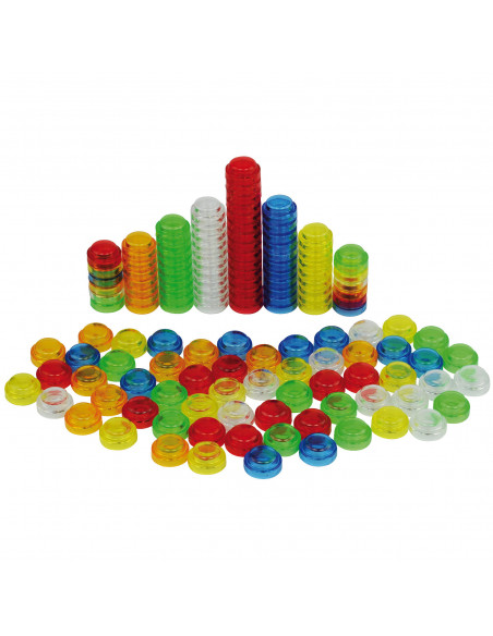 Joc sortare pioni transparenti stivuibili,CD73091