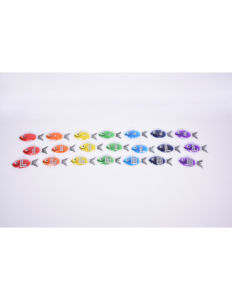Set de pesti colorate cu gel transparent,CD57011