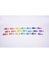 Set de pesti colorate cu gel transparent,CD57011