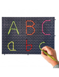 Set de 4 plansete negre pentru pregatirea scrierii cu