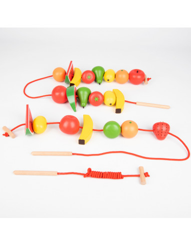 Fructe din lemn pentru insirat,CD74015