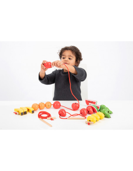 Fructe din lemn pentru insirat,CD74015