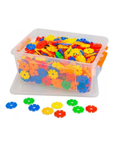 Fulgi de nea mici, Vinco, set de 1000 piese, multicolor,Vin41318