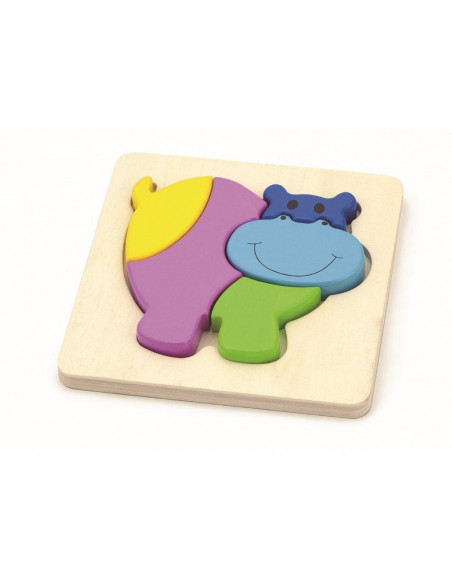 Set de 3 puzzle lemn ANIMALE,CD76005