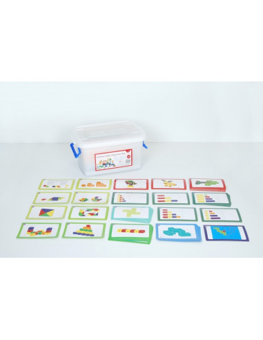 Cuburi de constructii interconectabile, Edx Education, set de