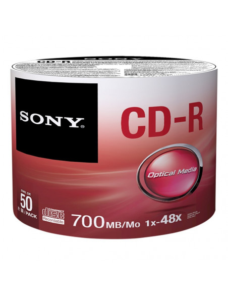 CD-R Sony 700MB 52X Logo CD-R Sony 700MB 52X Logo