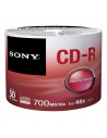 CD-R Sony 700MB 52X Logo CD-R Sony 700MB 52X Logo