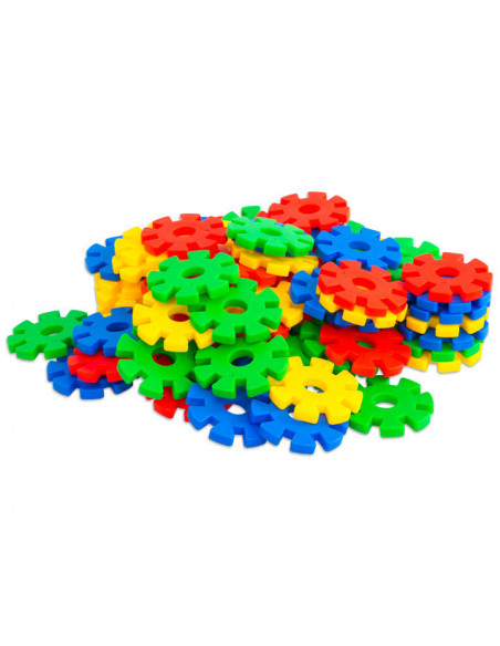 Fulgi de nea mari, Vinco, set de 100 piese, multicolor,Vin41317