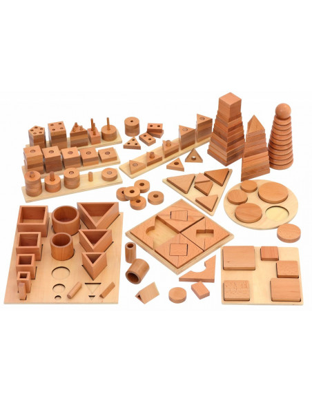 Set sortare Puzzle 12 tipuri din lemn fag,Vin56144