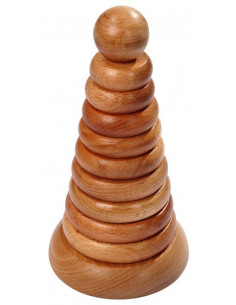 Set sortare Puzzle 12 tipuri din lemn fag,Vin56144 2