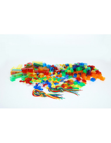 Set de forme colorate transparente pentru copii mici,CD73099