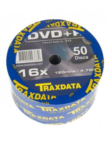 DVD-R TRAXDATA, 4.7 GB, 16X, 50 buc,UNIQ93680