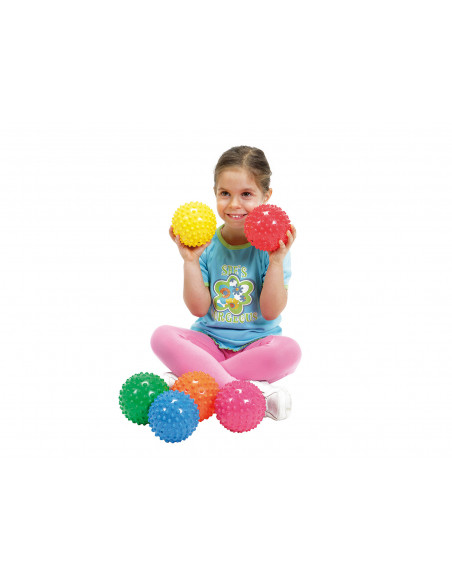 Prindere usoara, set de 6 mingi arici,Gym8071